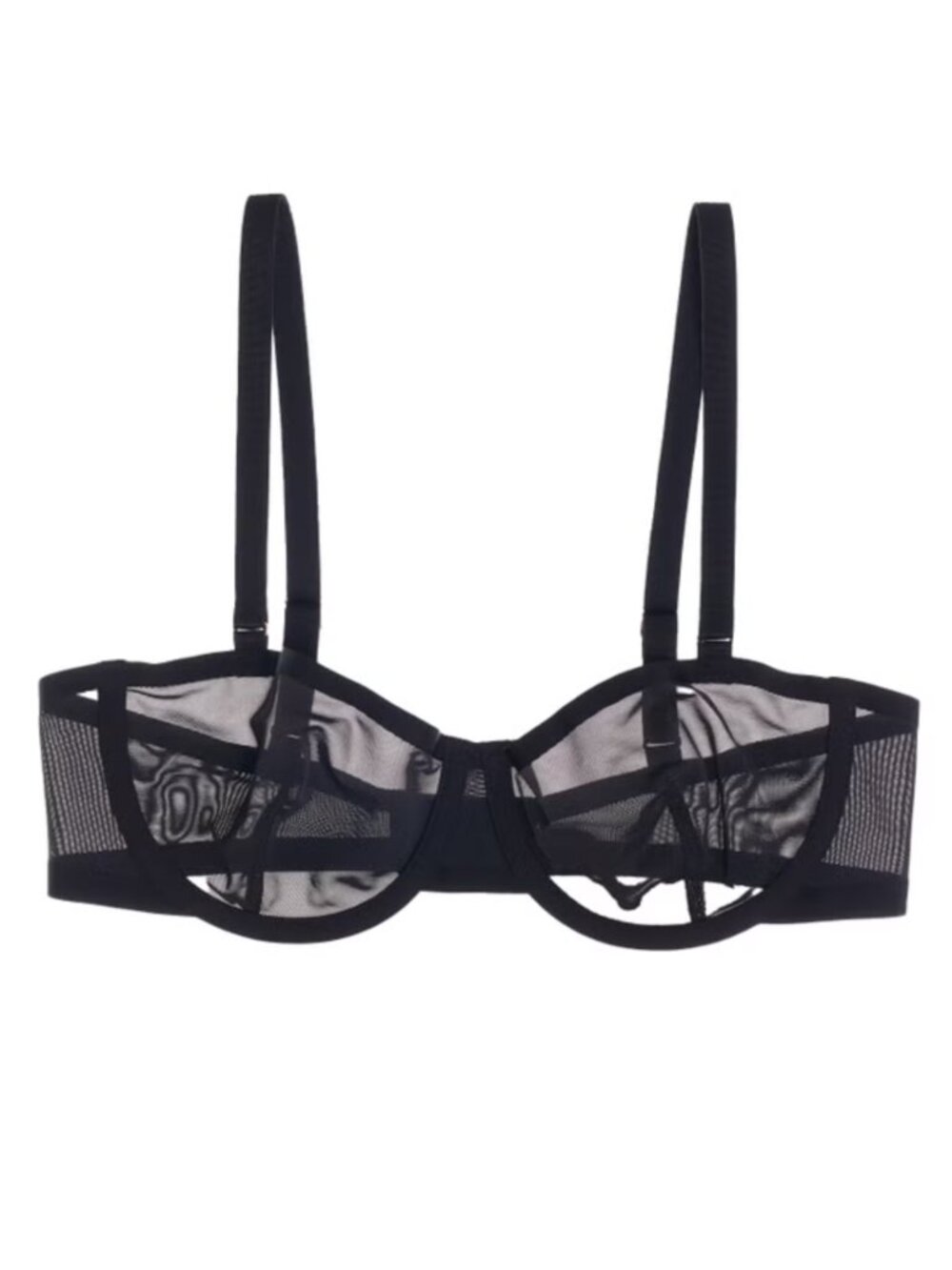 CUUP The Balconette Mesh Bra | Black | 32A | Brand New, Never Worn